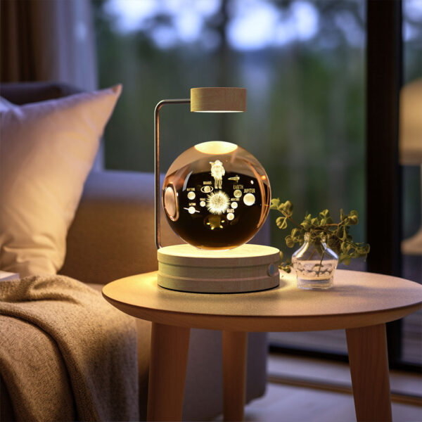 Crystal Ball Cosmic Dinosaur Birthday Gift Night Lamp |  USB Power - Image 10