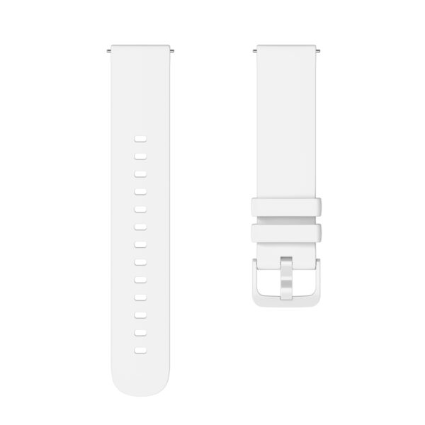 Flat Same Color Buckle Universal Silicone Strap - Image 4