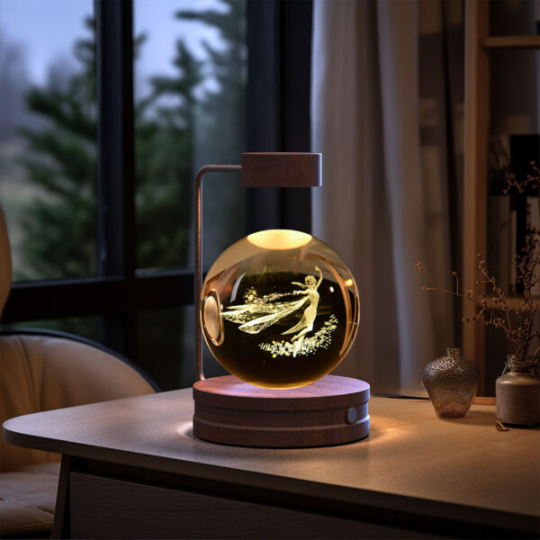 Crystal Ball Cosmic Dinosaur Birthday Gift Night Lamp |  USB Power - Image 7