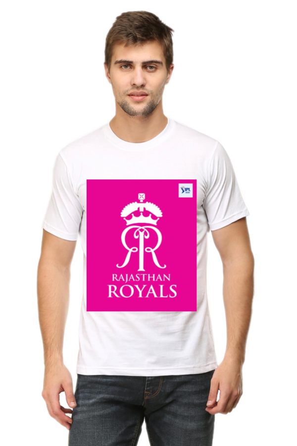 Unisex Rajasthan Royal IPL-2025 Luxury Cloth Cotton T-shirt - Image 2