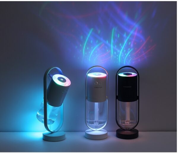 Magic Shadow USB Air Humidifier For Home With Projection Night Lights Ultrasonic Car Mist Maker Mini Office Air Purifier - Image 3