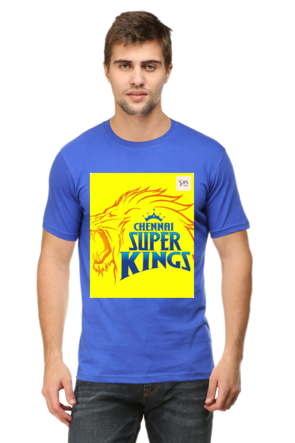 IPL CSK T-Shirt Luxury 100% Cotton